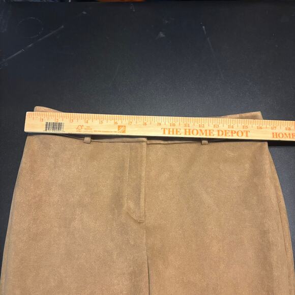 Ann Taylor Loft Women High Waist Skinny Pants Size 10 Beige Faux Suede - Picture 3 of 7